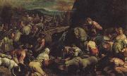 The Israelites Drinkintg the Miraculous Water Jacopo Bassano